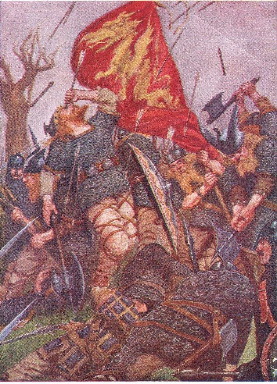 Jedna tyč padající z nebes mu probodla pravé oko od William Hatherell