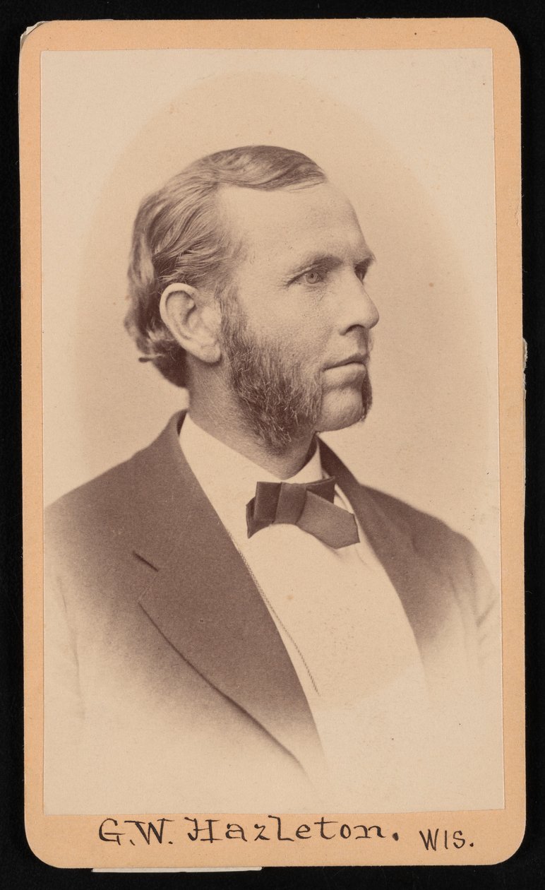 Portrét Gerryho Whitinga Hazletona 1829-1920, před rokem 1876. od William Hayward Sherman