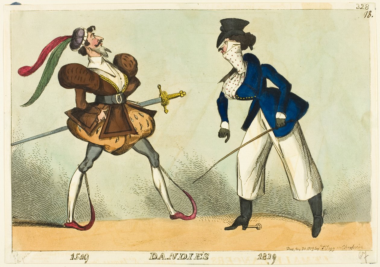 1519 Dandies 1819 od William Heath