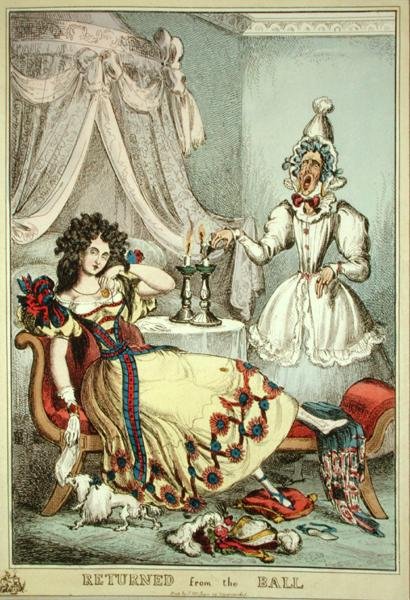 Returned from the Ball, vydal Thomas McLean, Londýn (barevný lept) od William Heath