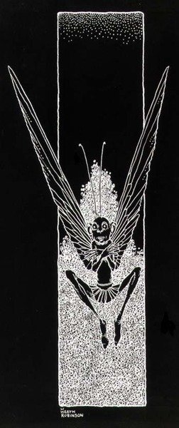 A Fairy, ilustrace ze „Snu noci svatojánské“ od Williama Shakespeara, hospoda. od Constable & Co. Ltd od William Heath Robinson
