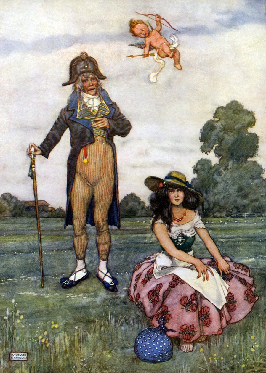 "Ale já jsem příliš starý a ty jsi příliš mladý." od William Heath Robinson