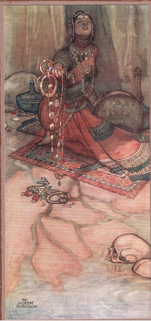 Kalkata. Já, námořní kapitán, miloval postavenou řeku od William Heath Robinson