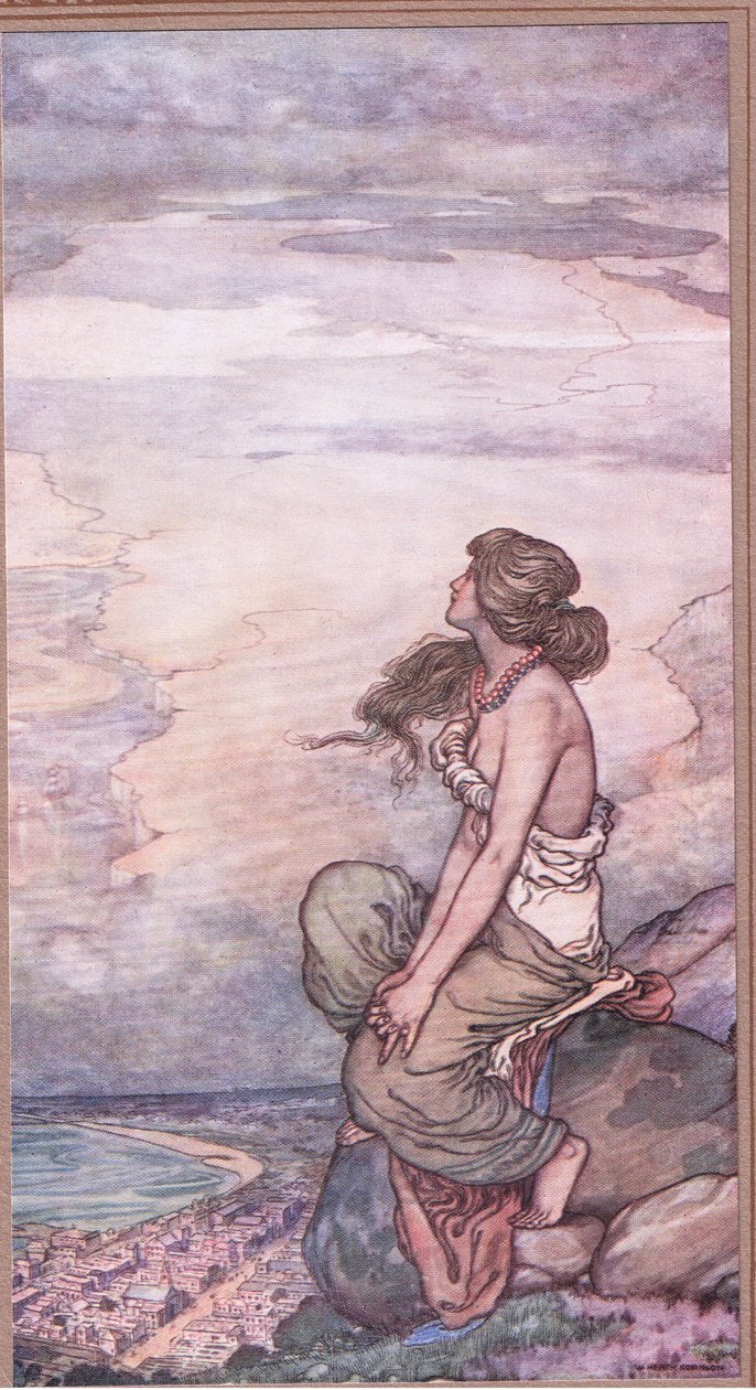 Kapské město. Kroupy! Chytili a vyměnili na zádi z ruky do ruky od William Heath Robinson