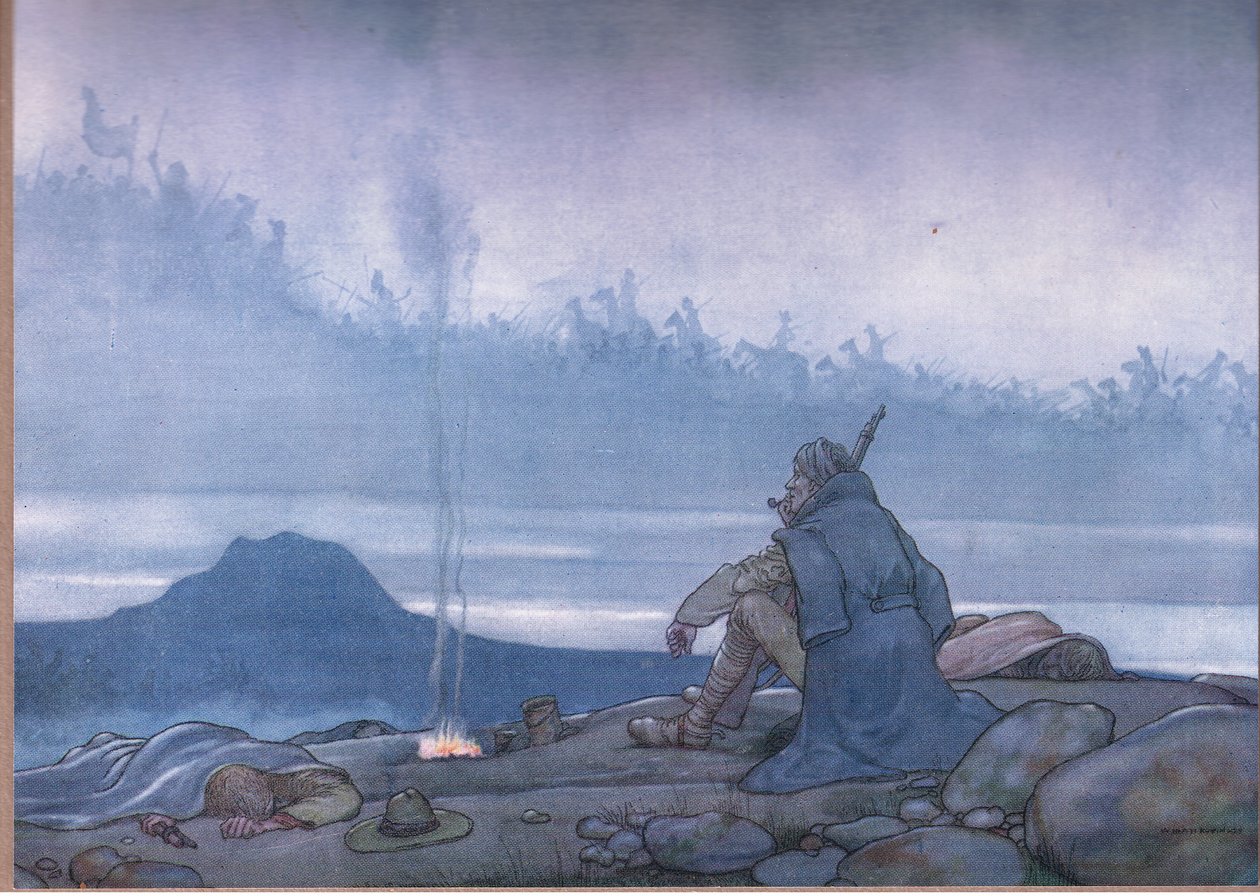 Následuj, následuj, neboť úroda je sešlá. od William Heath Robinson