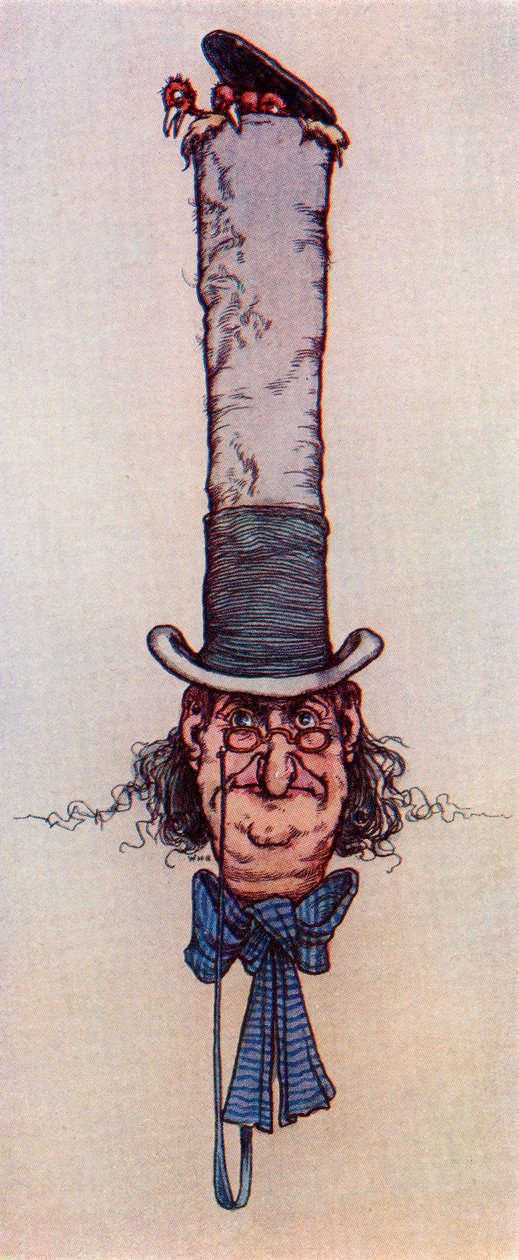 Hnízdo, z dětské knihy princezny Marie-Josés, vydané v roce 1916 od William Heath Robinson