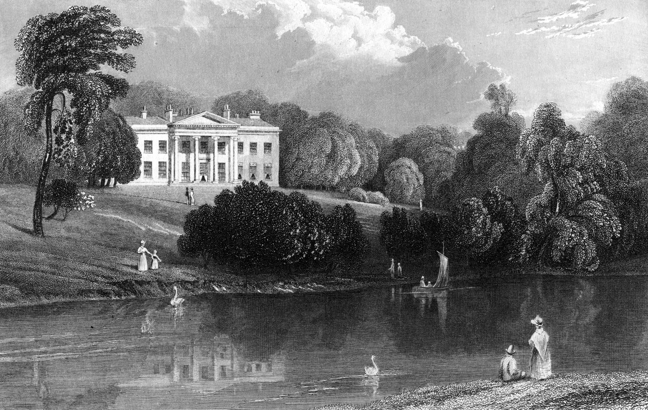 Debden Hall, Essex, 1833 od William Henry Bartlett