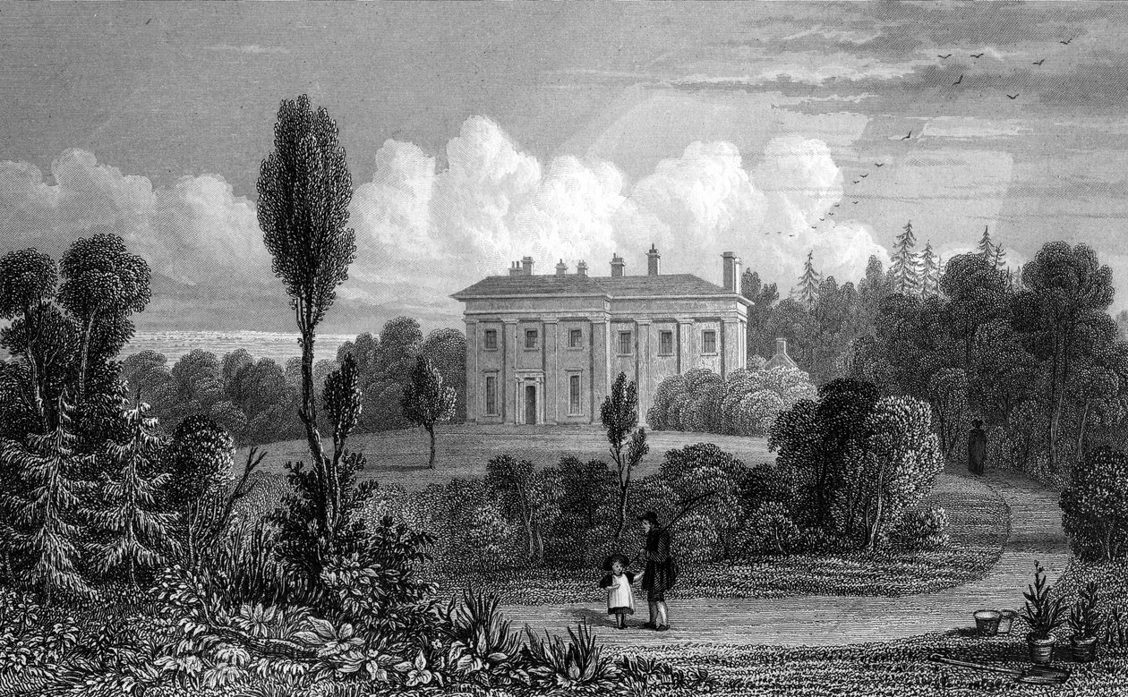 Riffhams Lodge, Essex, 1835 od William Henry Bartlett