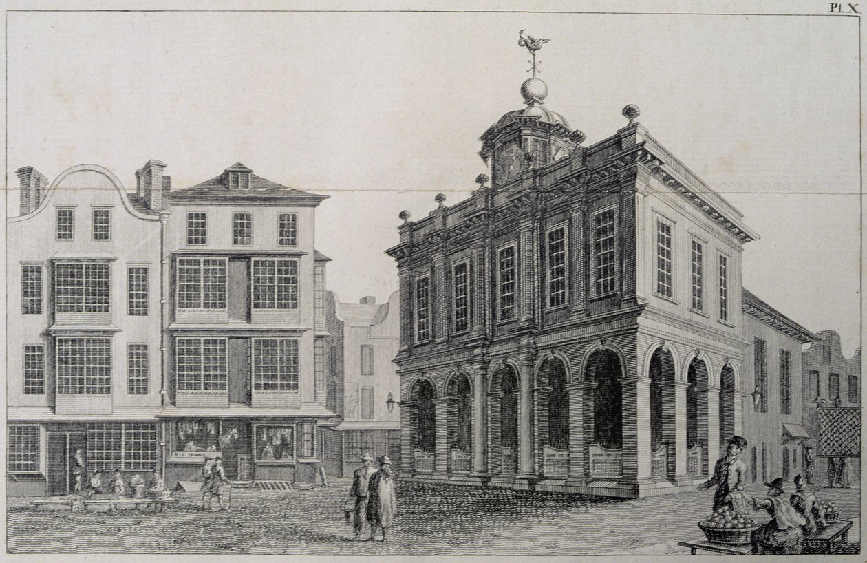 The Exchange, Cork, Irsko od William Henry Bartlett