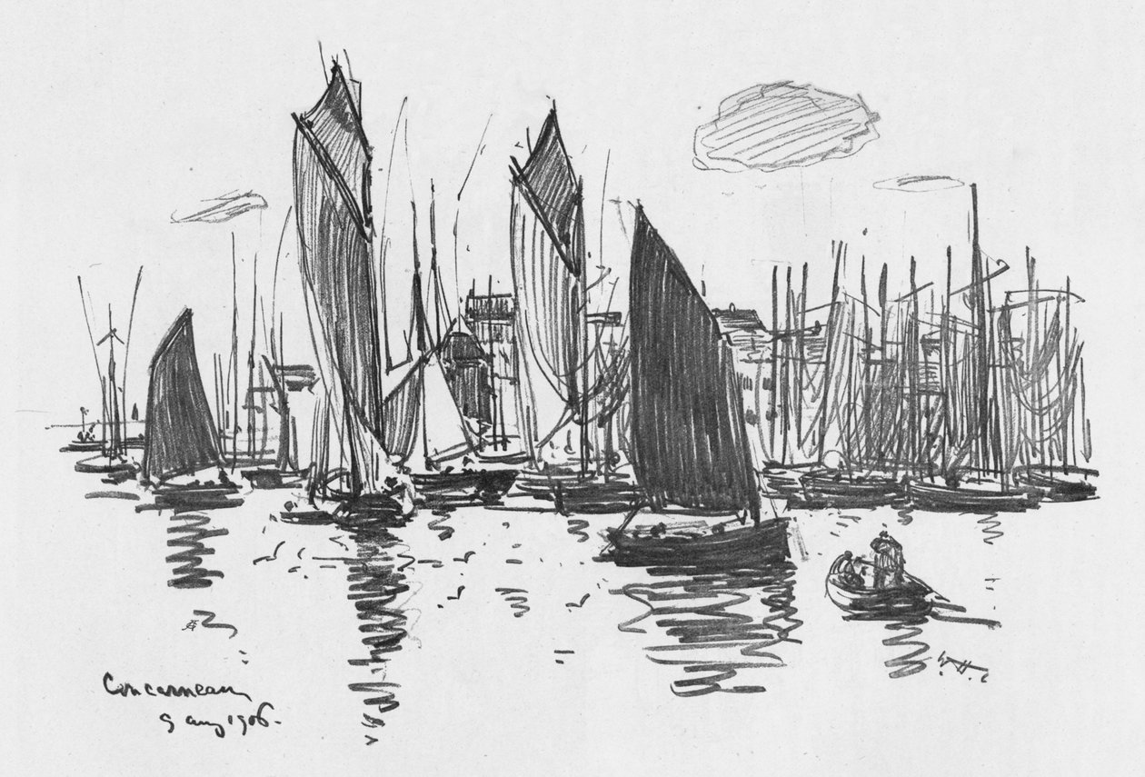 Concarneau, c1906 od William Henry Charlton