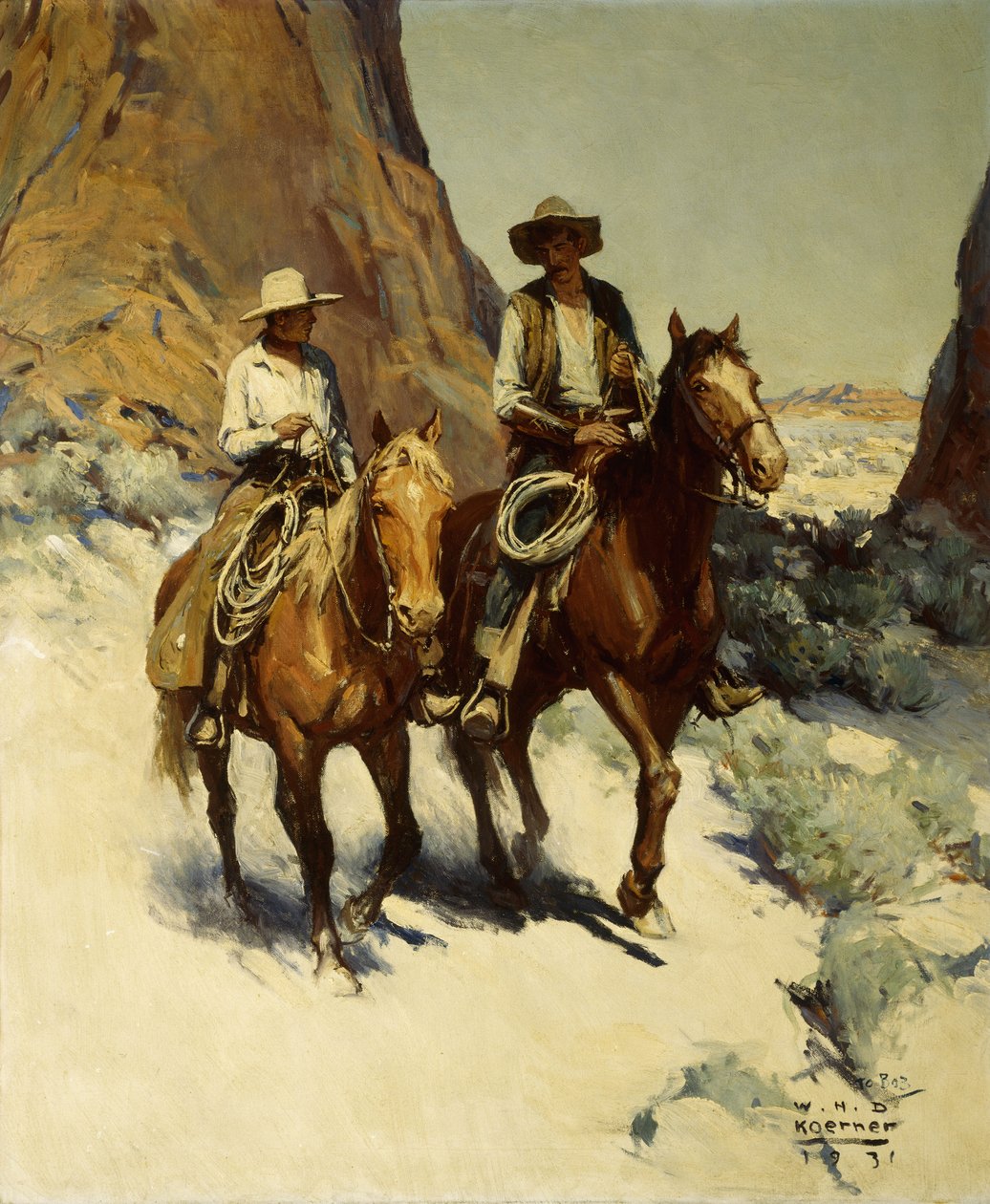 Ilustrace pro The Trusty Knaves od William Henry Dethlef Koerner