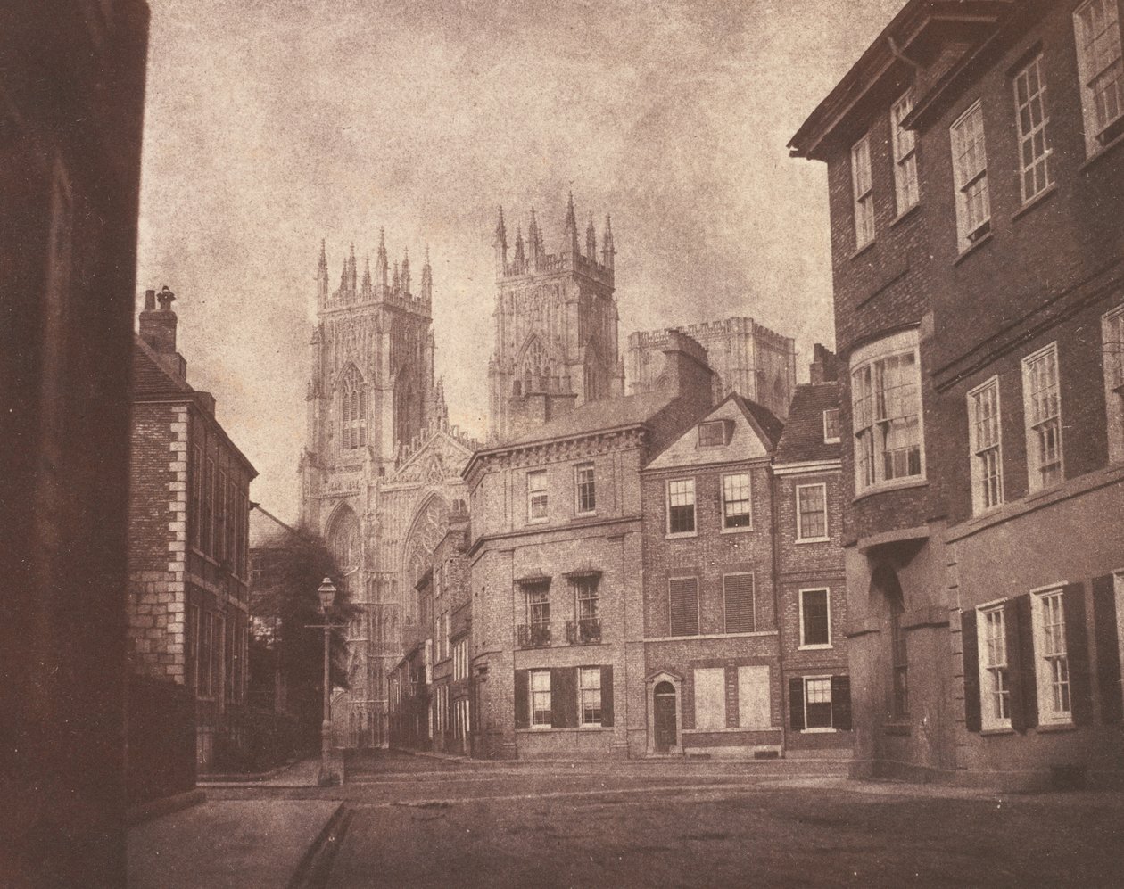 Scéna v Yorku: York Minster z Lop Lane od William Henry Fox Talbot