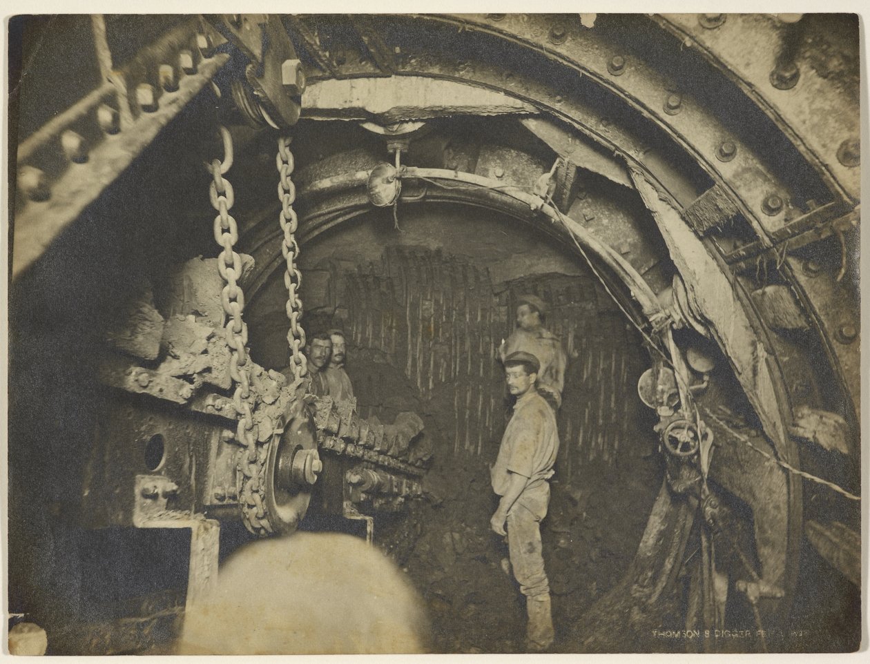 Výstavba centrální linky londýnského metra od William Henry Fox Talbot