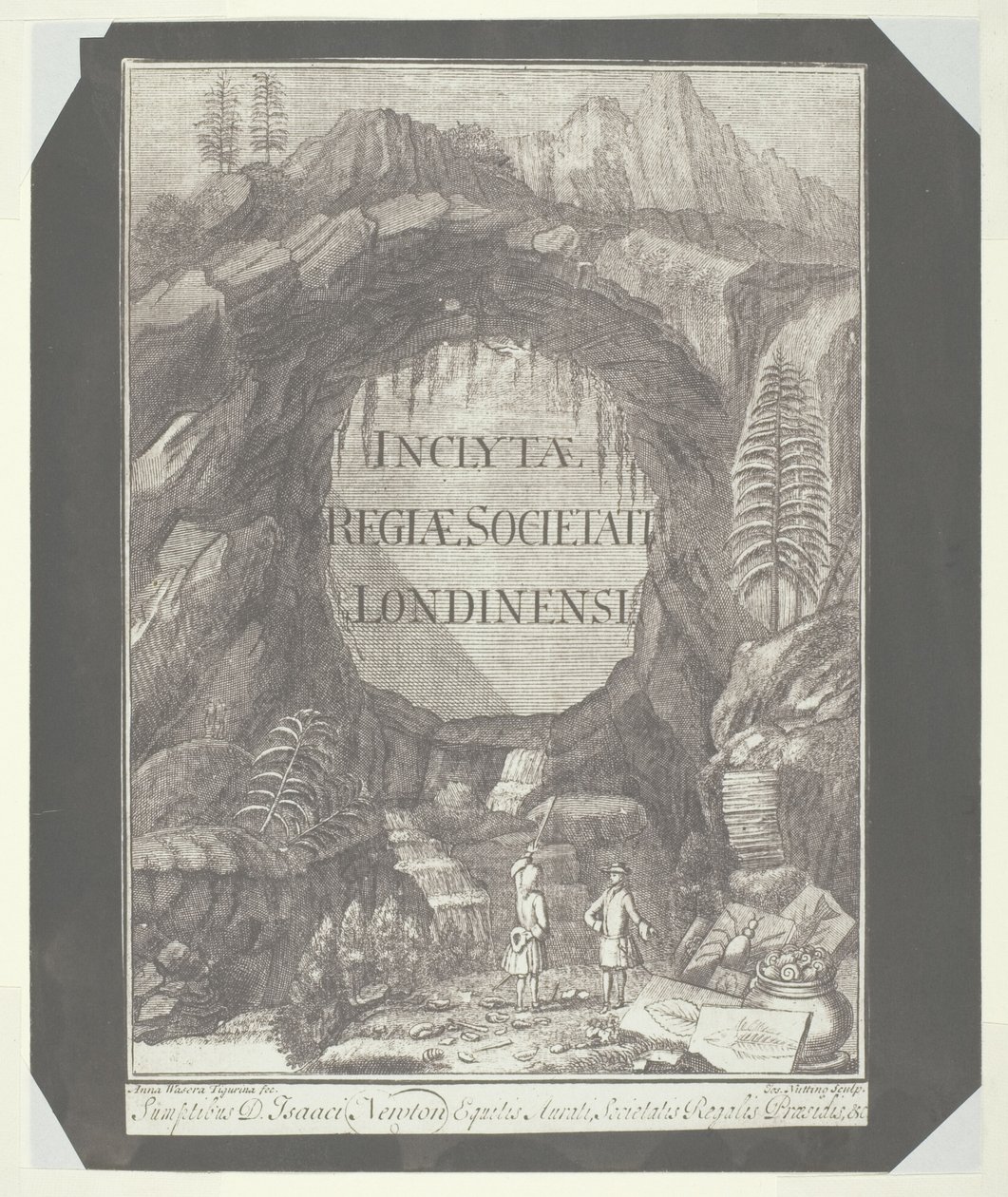Kopie titulní stránky pro „Enclosed to the Royal Society of London“ od William Henry Fox Talbot