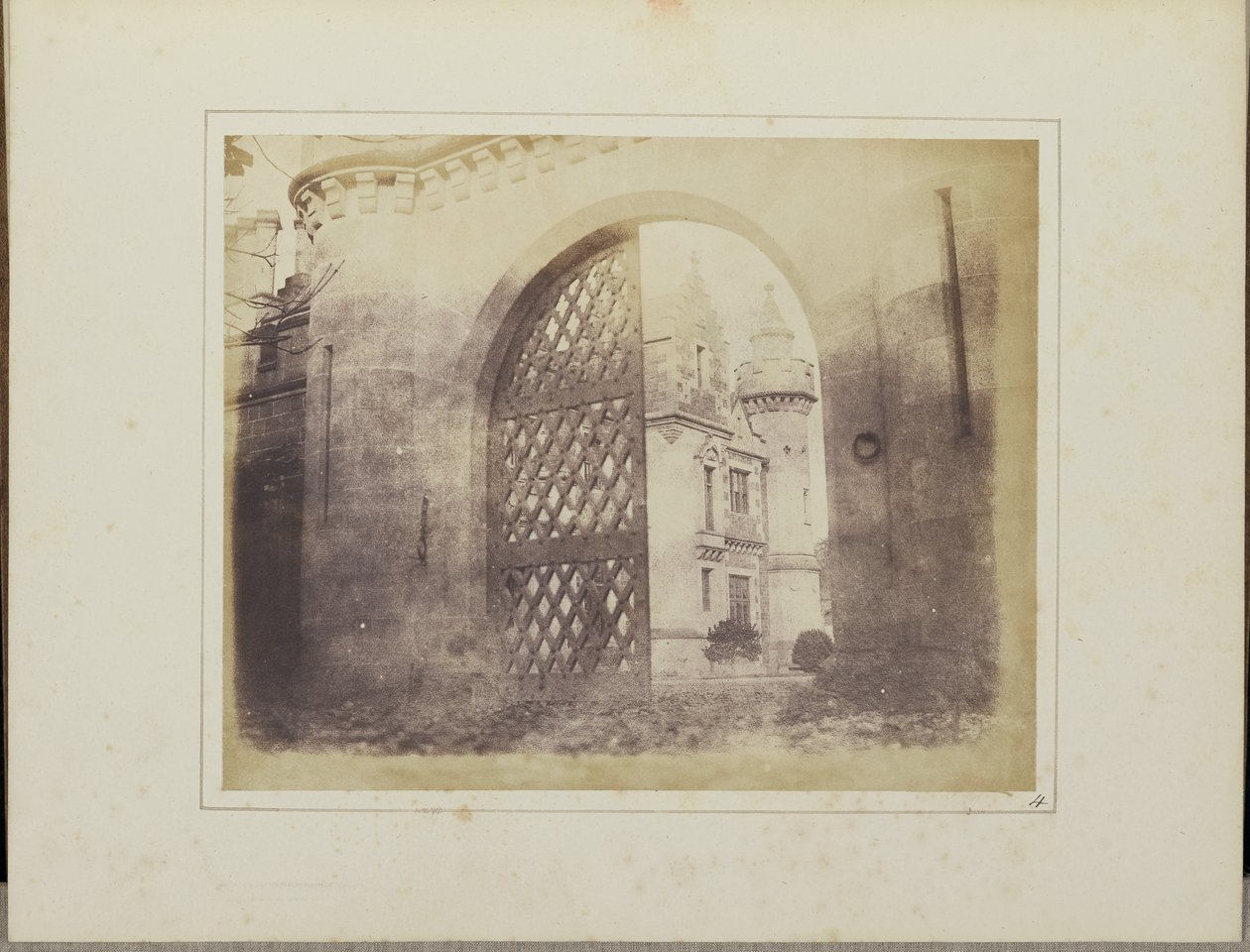 Vstupní brána, Abbotsford od William Henry Fox Talbot