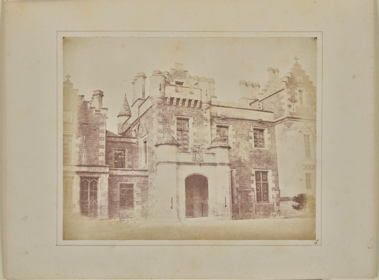 Dveře haly, Abbotsford od William Henry Fox Talbot