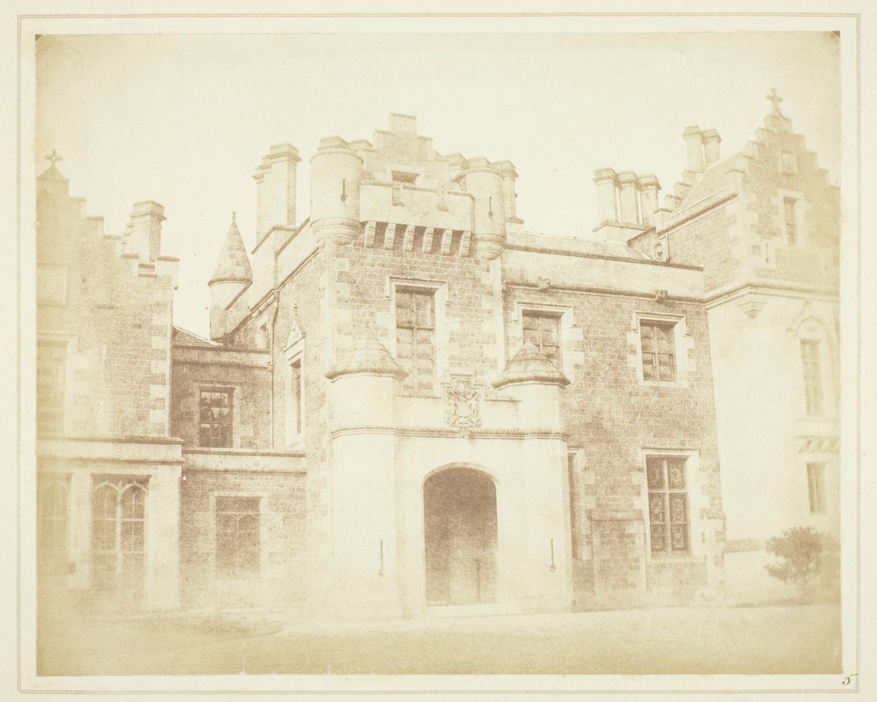 Dveře v hale, Abbotsford od William Henry Fox Talbot