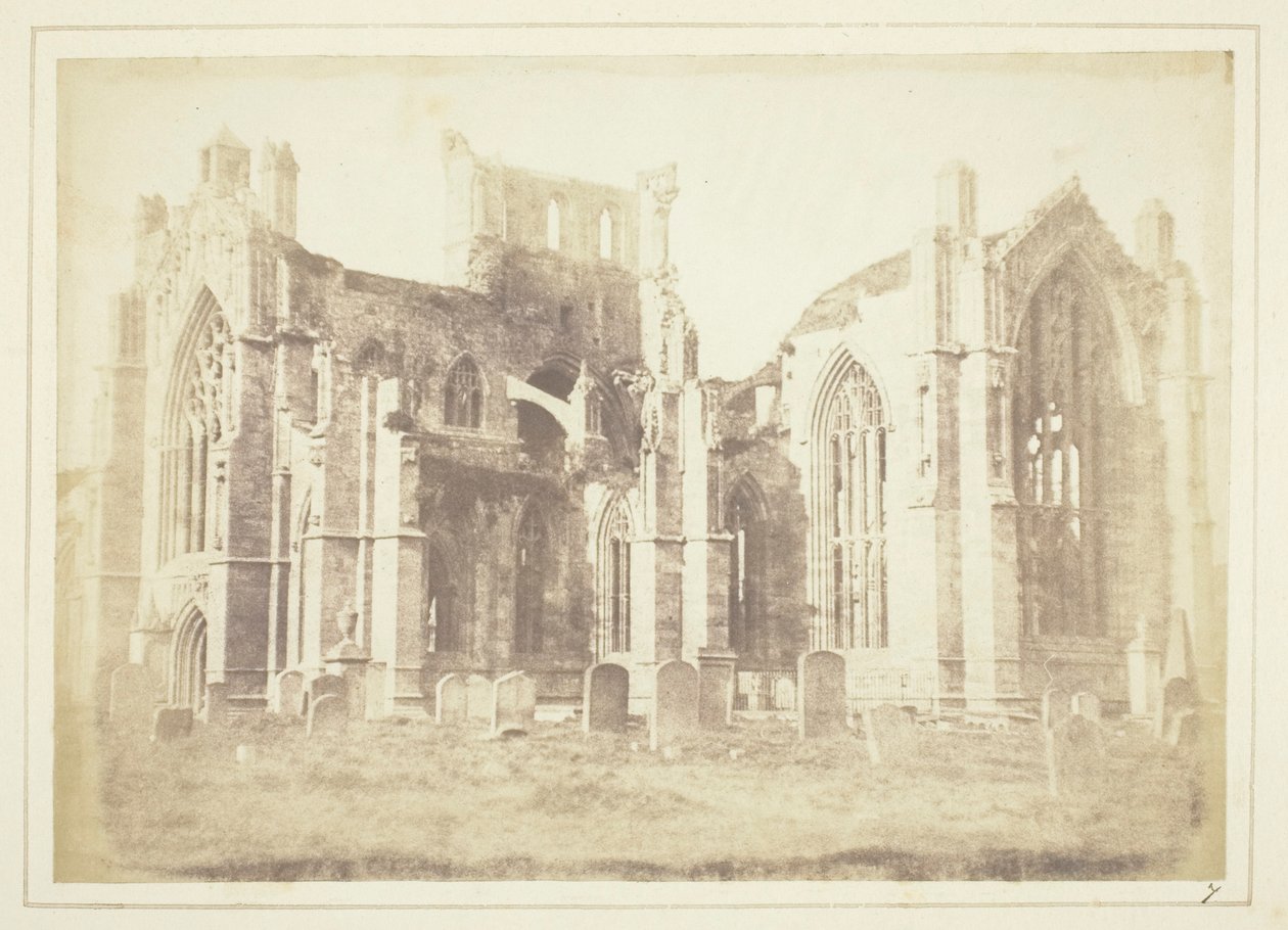 Opatství Melrose od William Henry Fox Talbot