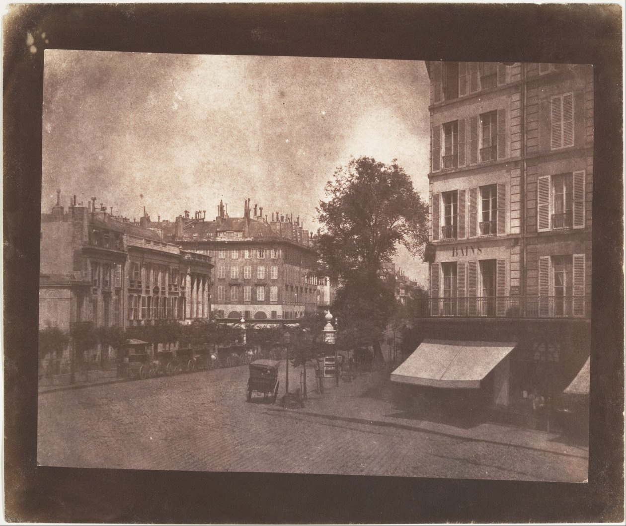 Bulváry v Paříži od William Henry Fox Talbot