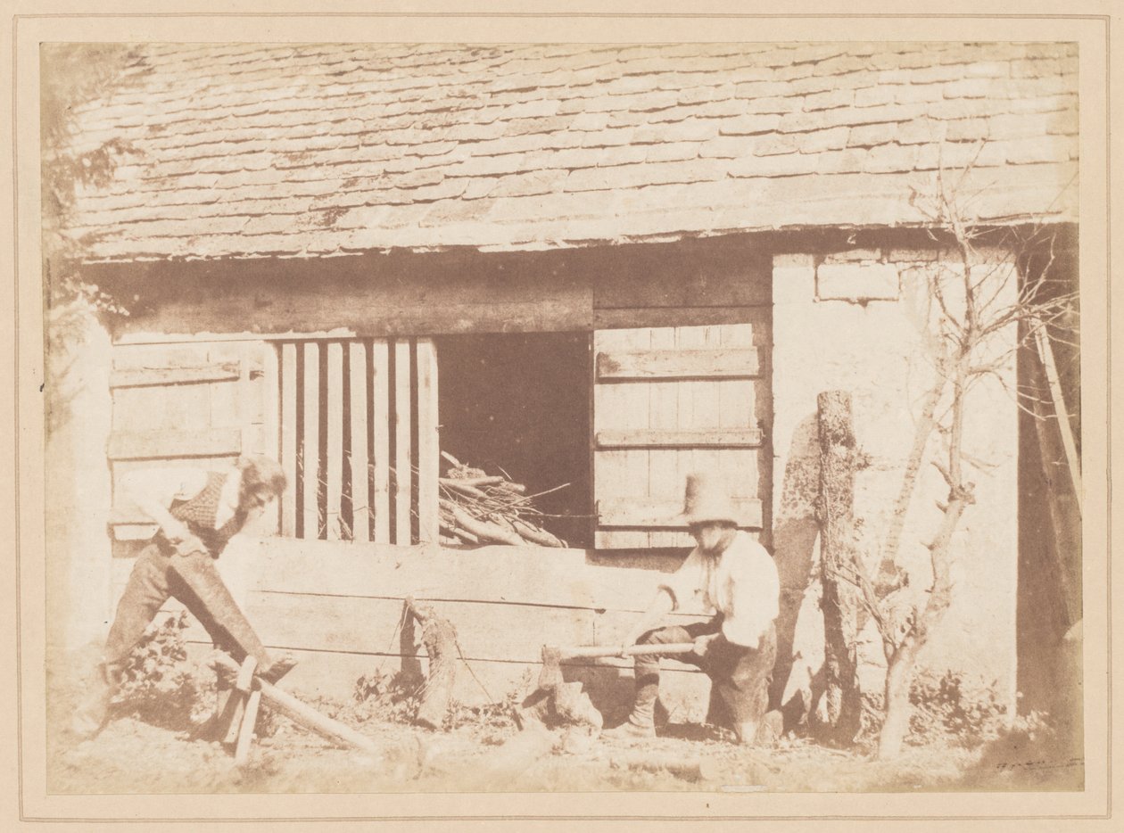 Dřevorubci, 1845. od William Henry Fox Talbot