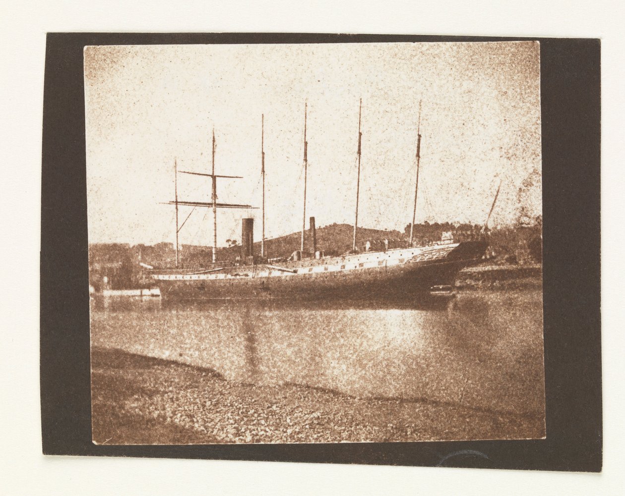Osobní loď "Great Britain" (1843) v Brandon Warf v Bristolu od William Henry Fox Talbot