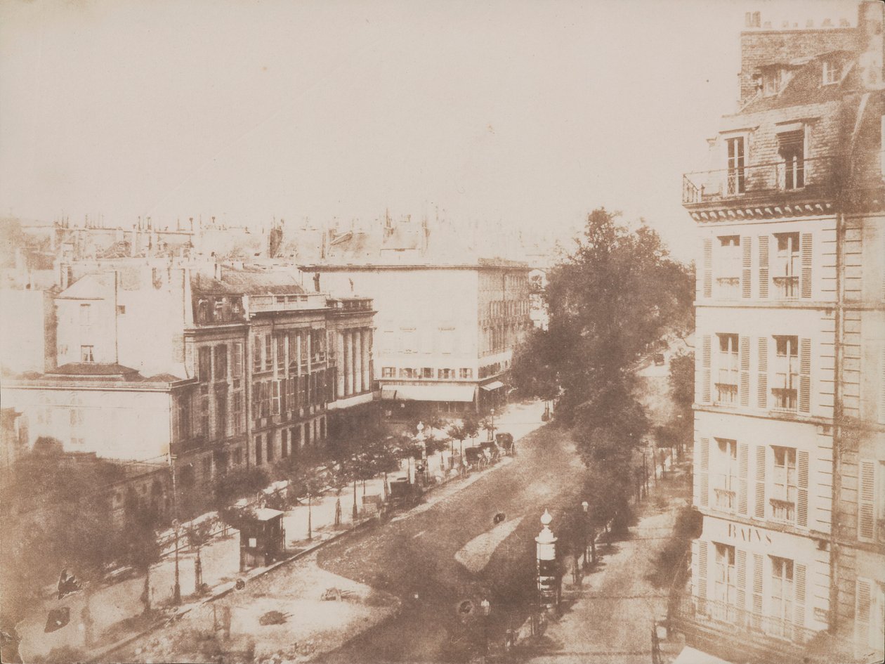 Pohled na bulváry v Paříži od William Henry Fox Talbot