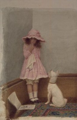 V hanbě (akvarel) od William Henry Gore