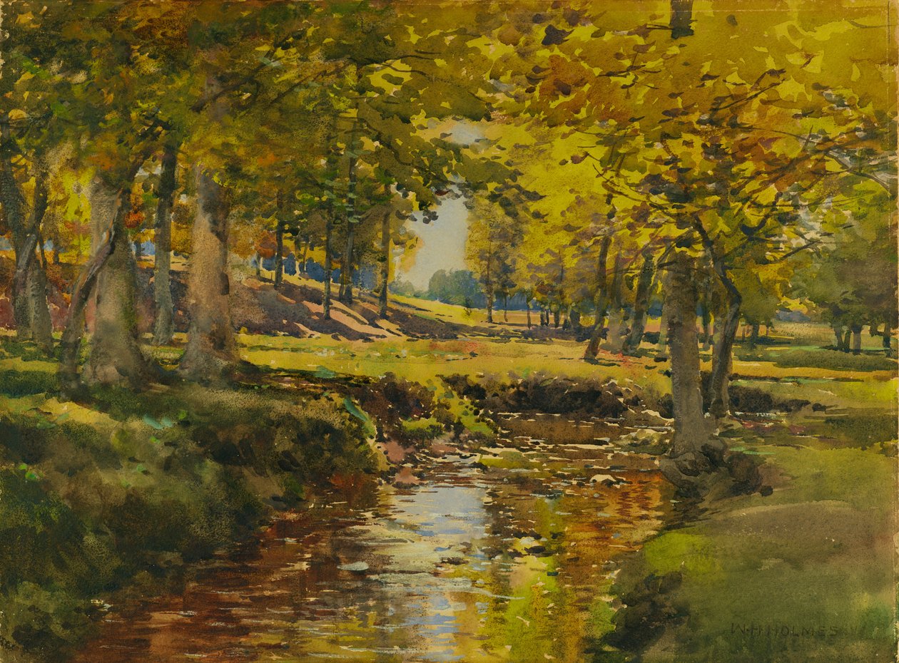 Podzim na okraji louky, n.d. od William Henry Holmes