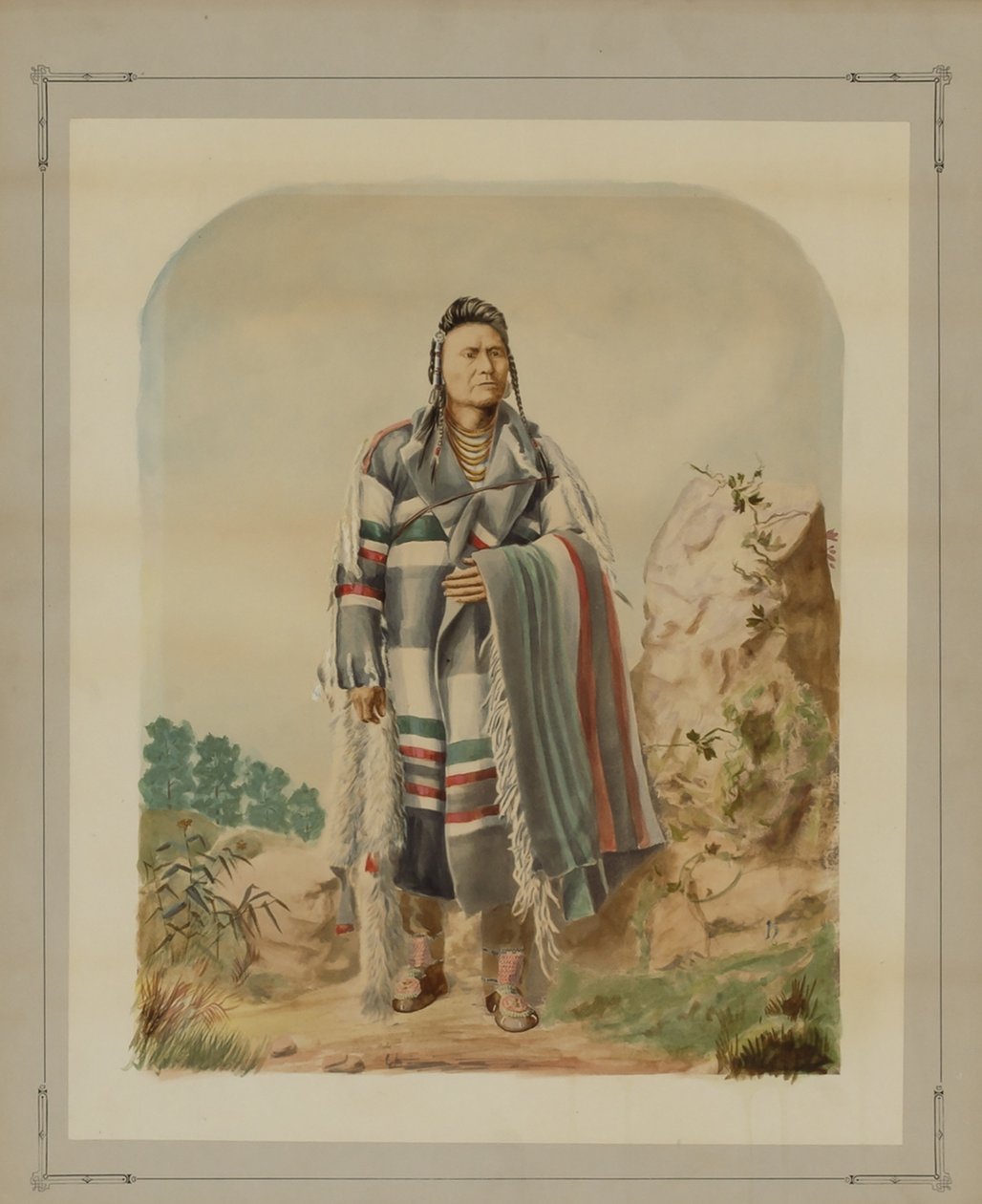 Náčelník Joseph z kmene Nez Perce od William Henry Holmes