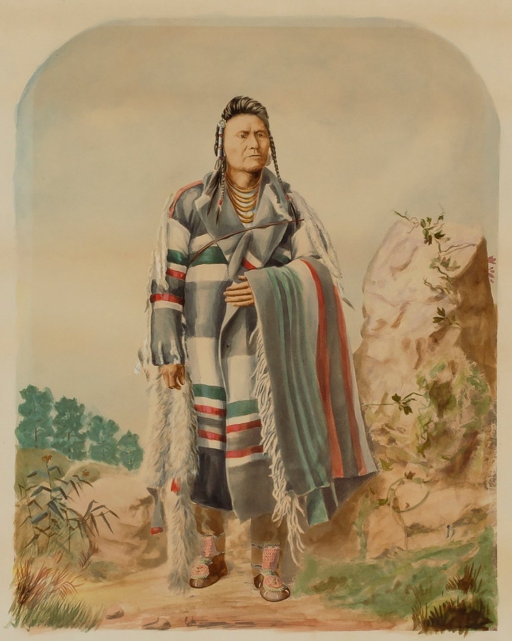 Náčelník Joseph z Nez Perce, ca. 1880. od William Henry Holmes