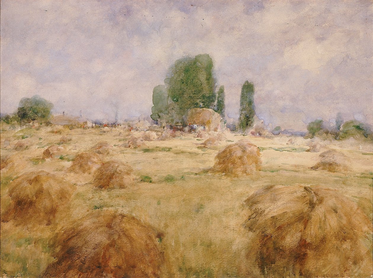 Pšeničné pole Šok od William Henry Holmes