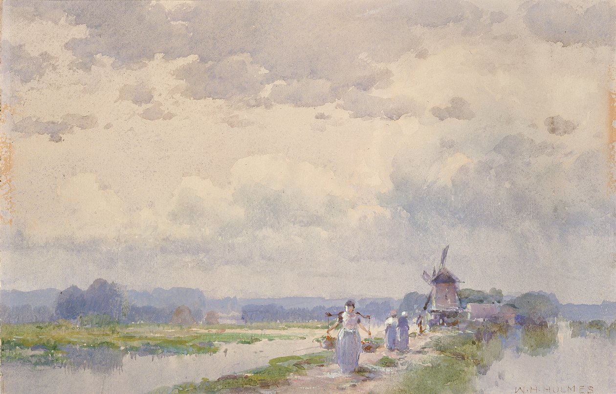 V Holandsku, n.d. od William Henry Holmes