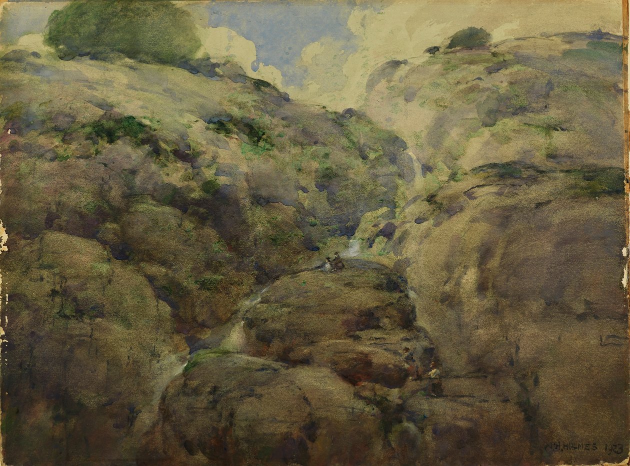 Mountain Gorge, Colorado od William Henry Holmes