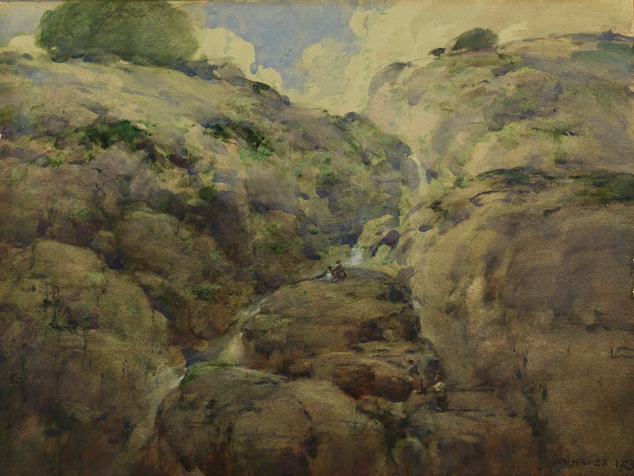 Mountain Gorge, Colorado, 1923. od William Henry Holmes