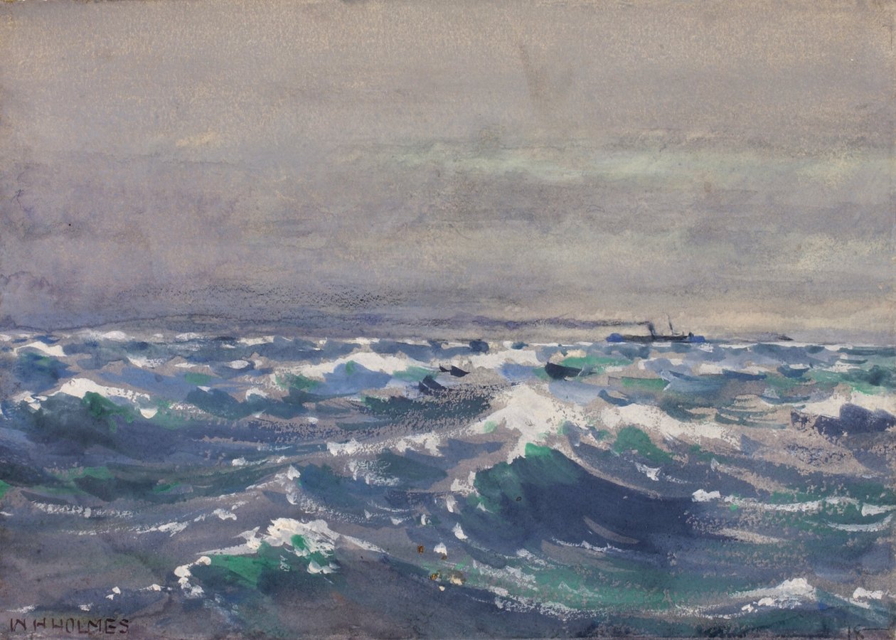 Na parníku Brémy u Nového Skotska, 1880. od William Henry Holmes