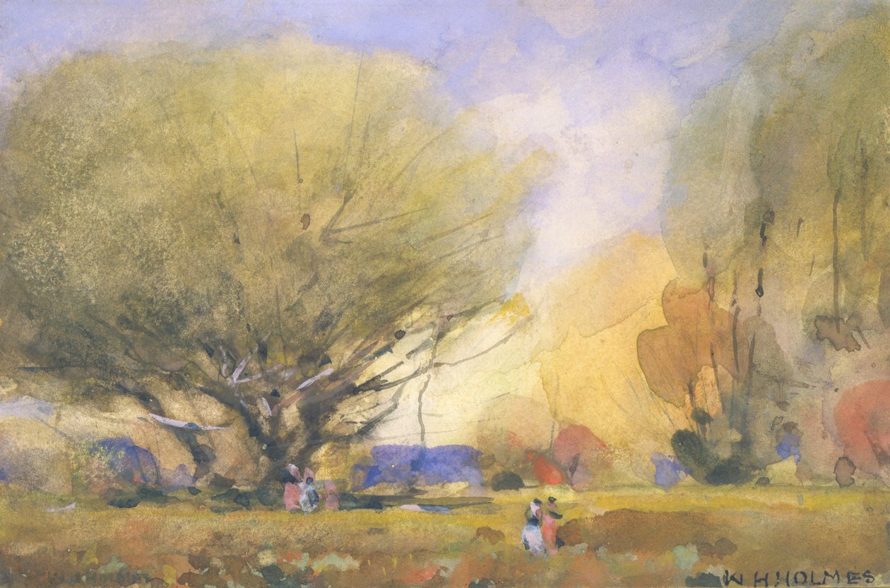 Letní scéna, ca. 1920. od William Henry Holmes