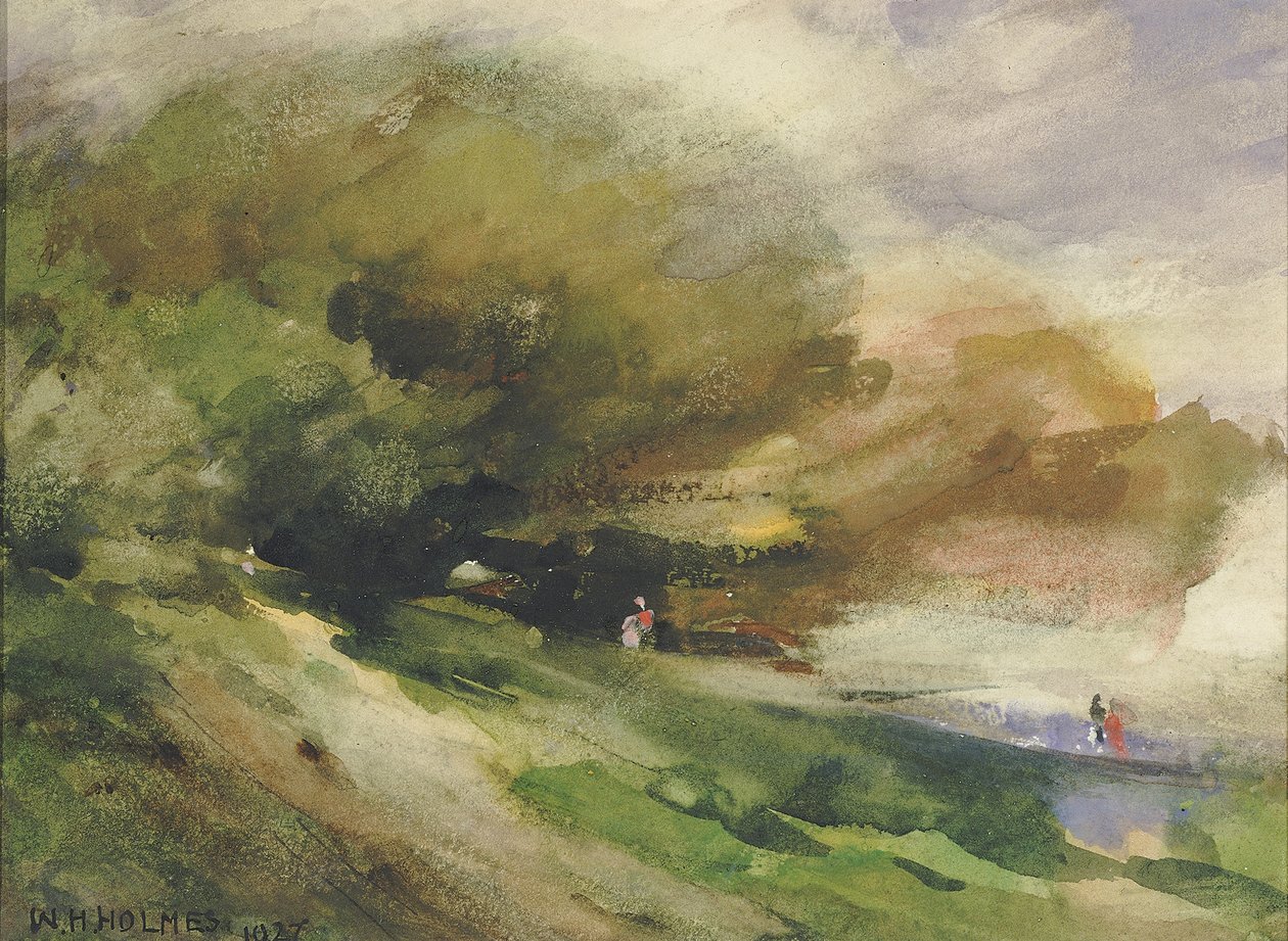 The Shaded Walk, 1927. od William Henry Holmes