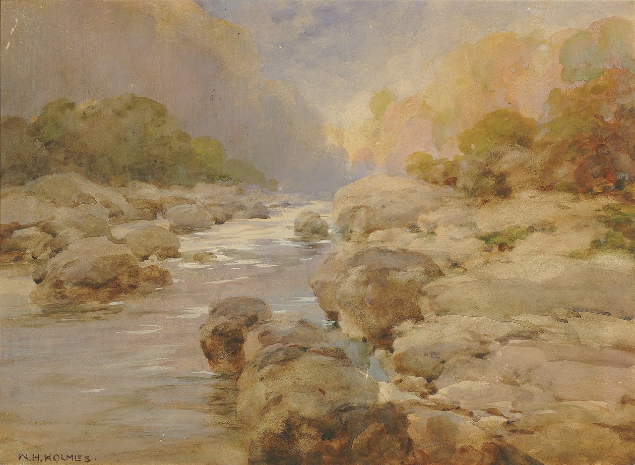 Neupravený potok Rock Creek, kolem roku 1910 od William Henry Holmes