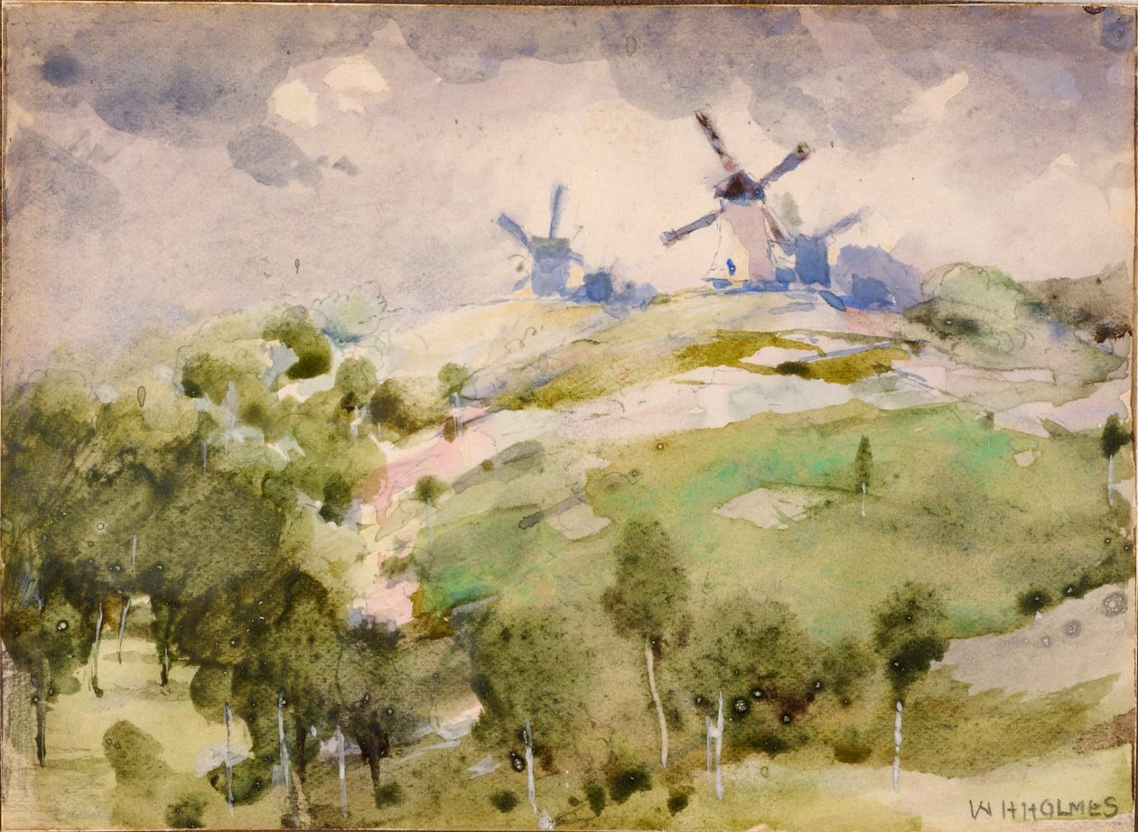Větrné mlýny od William Henry Holmes