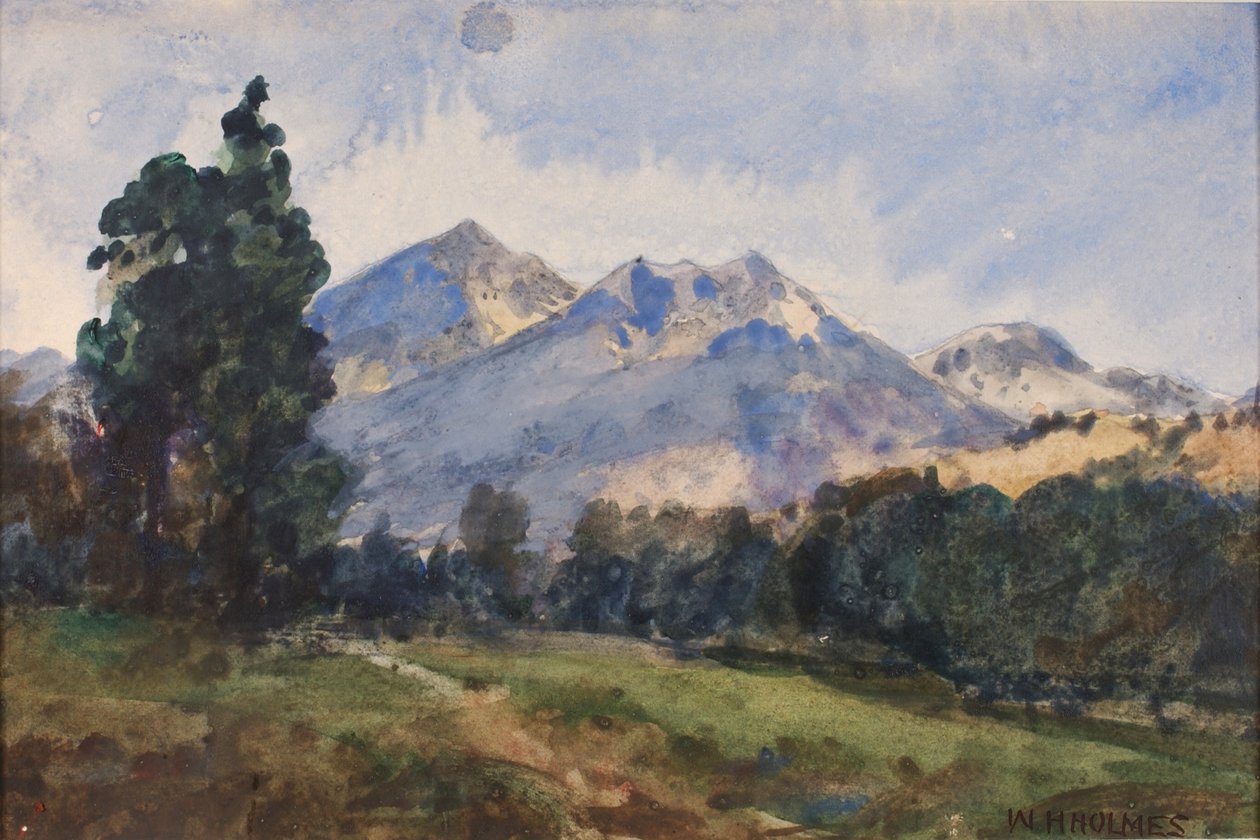 Wyoming Foot Hills, 1921. od William Henry Holmes