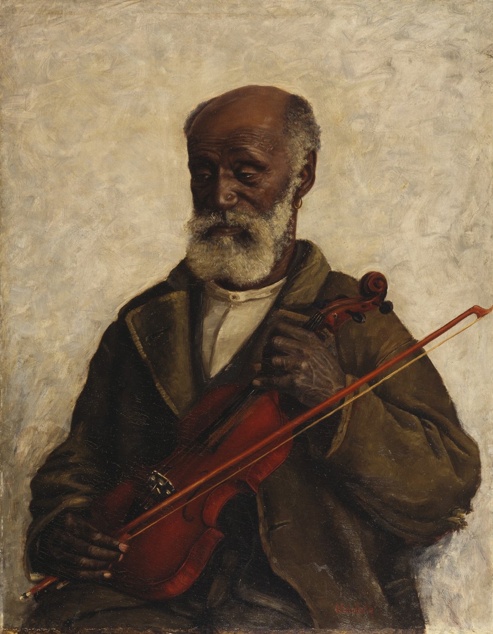 Starý otrok, asi 1889 (olej na plátně) od William Henry Huddle
