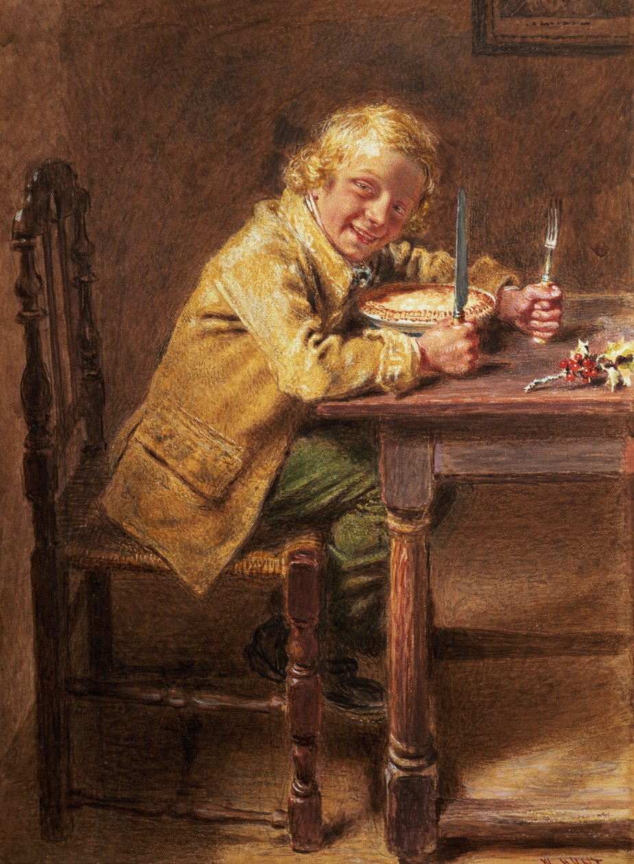Vánoční koláč od William Henry Hunt