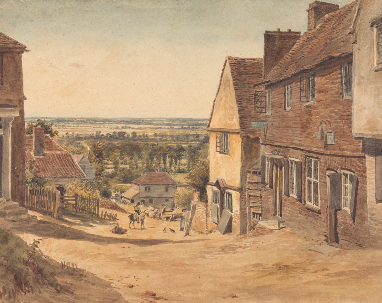 Dagnall Lane, St. Albans od William Henry Hunt