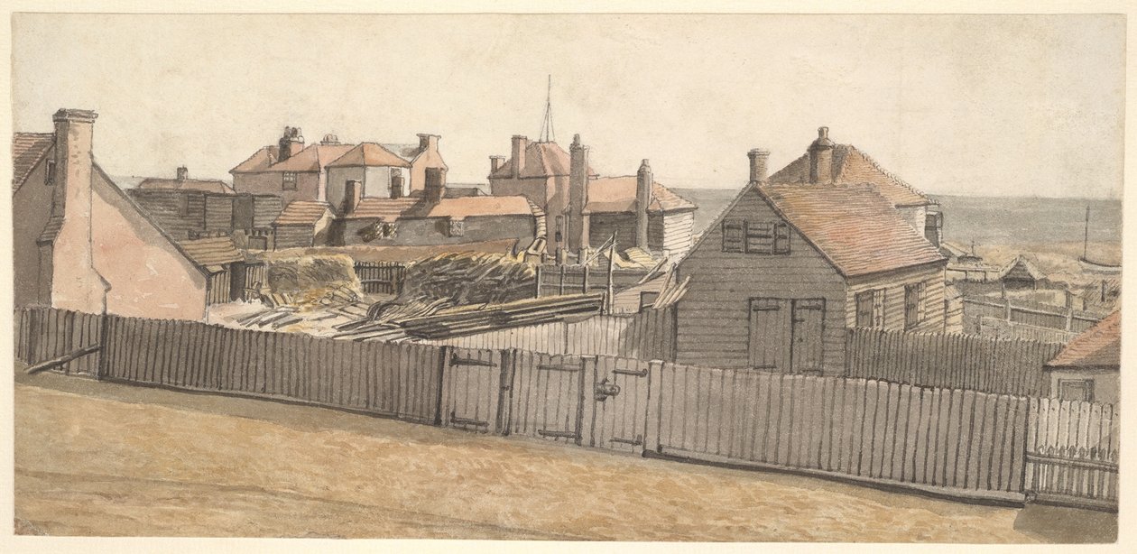 Rybářské chalupy v Hastingsu od William Henry Hunt
