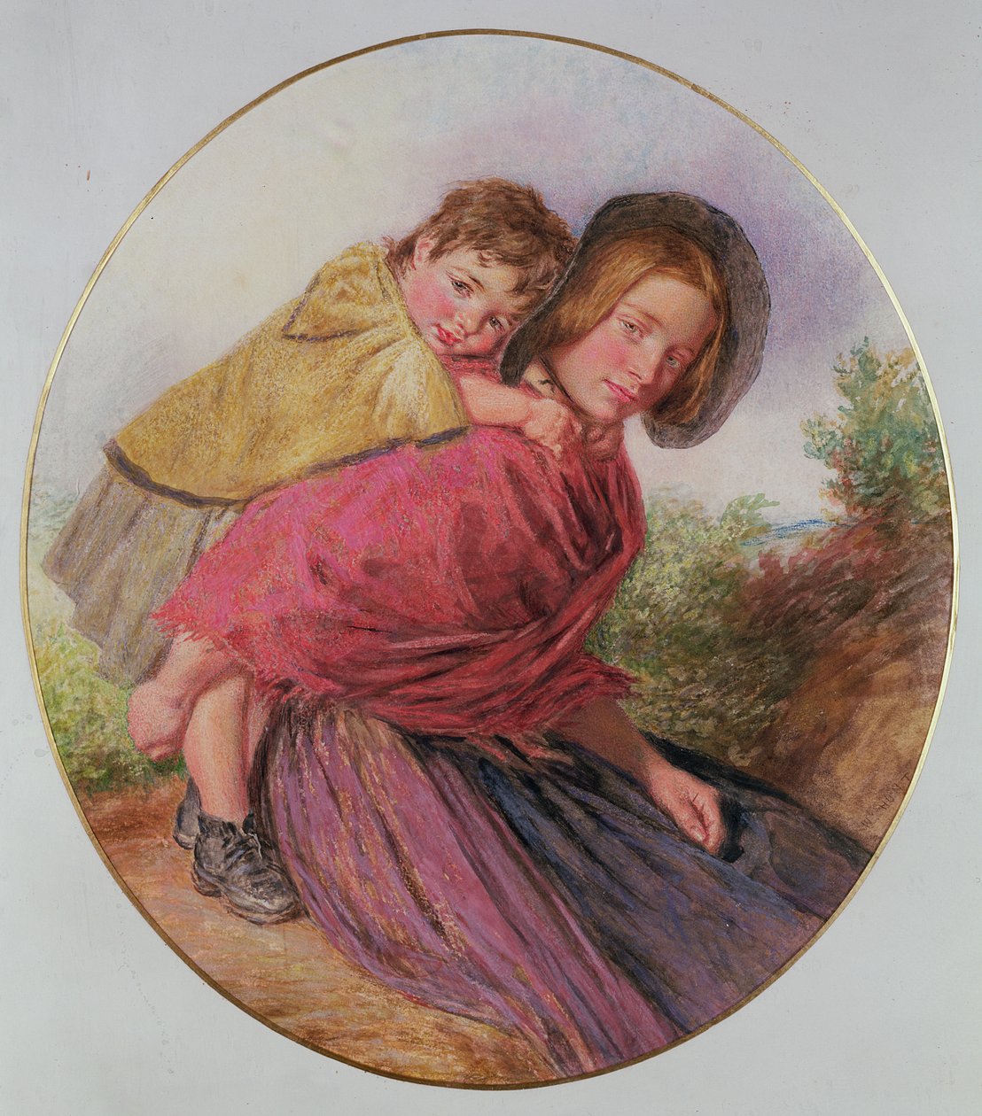 Matka a dítě od William Henry Hunt