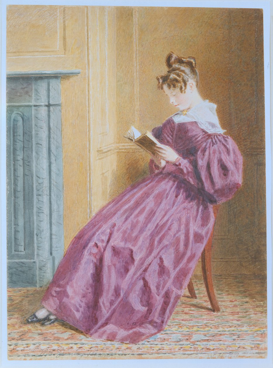 Paní Gurney Hoareová, asi 1837 (tužka, kvaš a čb na papíře) od William Henry Hunt