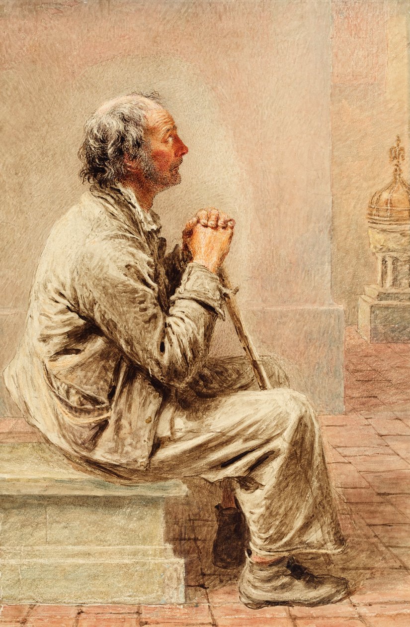 Rustikální oddanost, kolem roku 1840 od William Henry Hunt