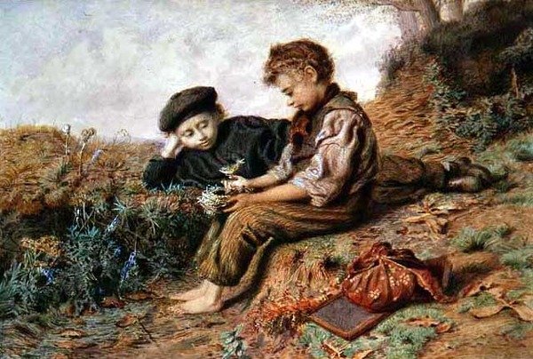 Školáci s ukradeným hnízdem od William Henry Hunt