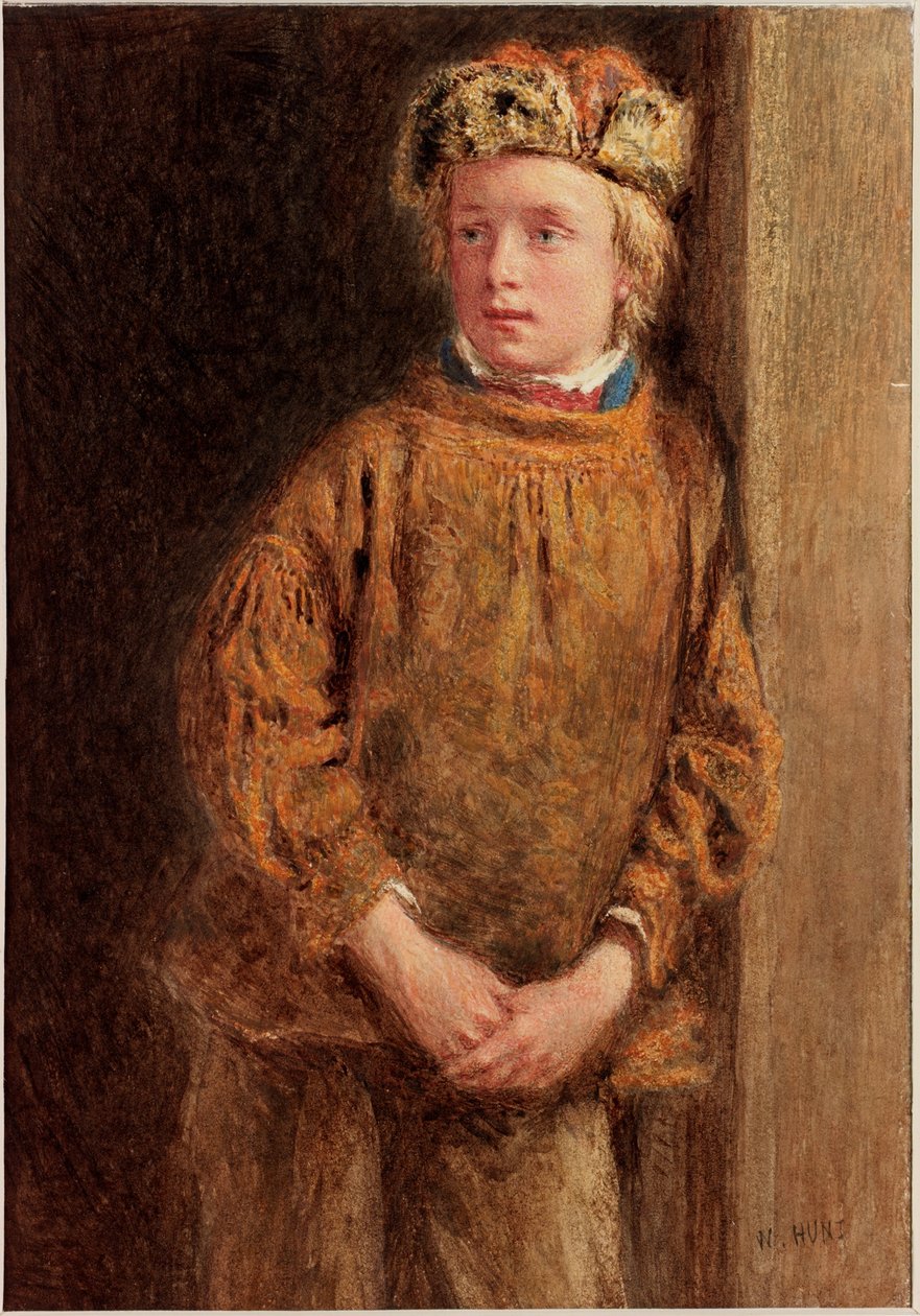 The Fisherboy (bc a wc na tkaném papíře) od William Henry Hunt