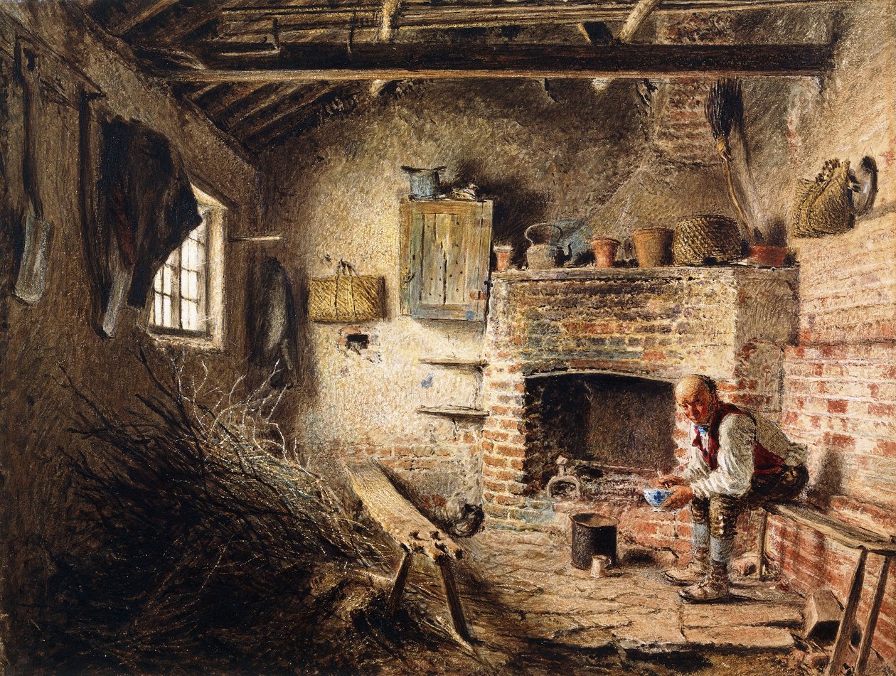 The Woodcutters Breakfast, c.1832-1834 od William Henry Hunt